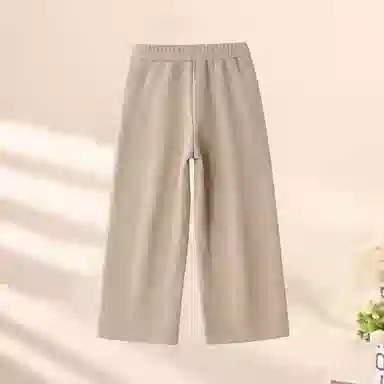 青蛙王子 简约舒适百搭宽松直筒休闲长裤 中小童