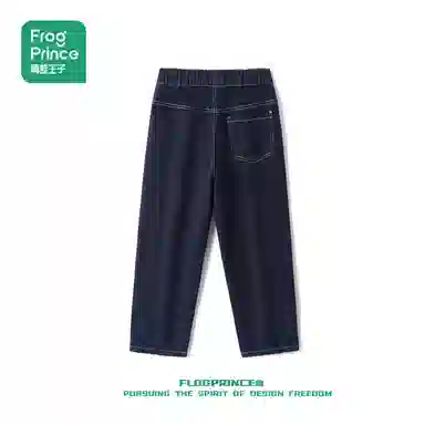 青蛙王子 经典时尚百搭牛仔裤 蓝色系 青少年