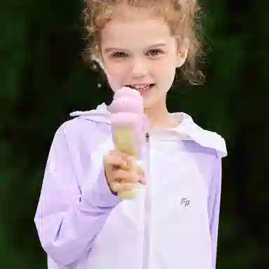 青蛙王子 时尚洋气连帽插肩拼色长袖户外服 儿童款