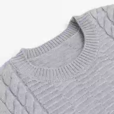 青蛙王子 舒适洋气宽松纯色百搭毛衣 儿童款