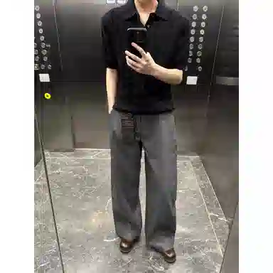 MOO&TONAL Boxy Polo Tee