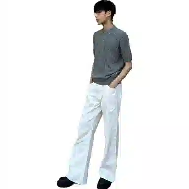 MOO&TONAL Boxy Polo Tee