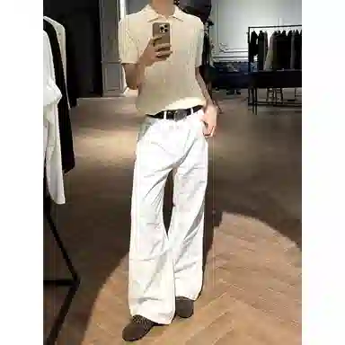 MOO&TONAL Boxy Polo Tee