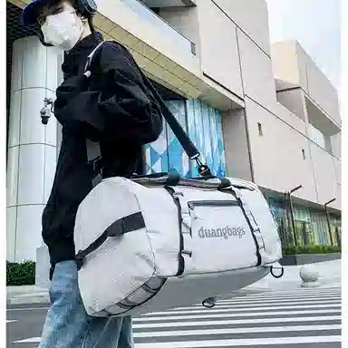 运动训练露营收纳短途出差 复合布 健身包 男女同款情侣款 多色