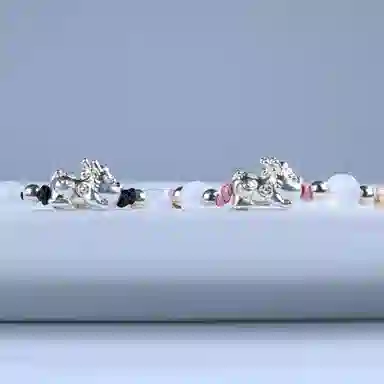 灵晔 招财貔貅 小众设计新中式招财纳福吞金兽转运浪漫#好运 织物 手绳 男女同款情侣款