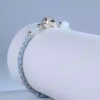 灵晔 招财貔貅 小众设计新中式招财纳福吞金兽转运浪漫#好运 织物 手绳 男女同款情侣款