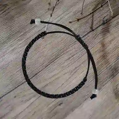 灵晔 国潮新中式小众设计简约大方百搭时尚潮流吉祥如意经典中式民族风招财纳福#平安好运 编织物 手绳 男女同款情侣款