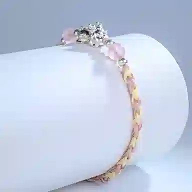 灵晔 招财貔貅 小众设计新中式招财纳福吞金兽转运浪漫#好运 织物 手绳 男女同款情侣款