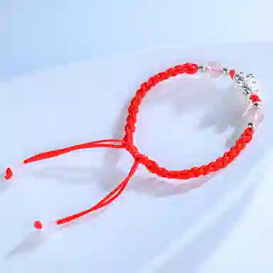 灵晔 招财貔貅 小众设计新中式招财纳福吞金兽转运浪漫#好运 织物 手绳 男女同款情侣款