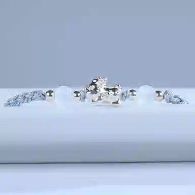 灵晔 招财貔貅 小众设计新中式招财纳福吞金兽转运浪漫#好运 织物 手绳 男女同款情侣款