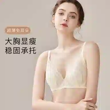 欧迪芬 性感法式蕾丝收副乳防下垂文胸 女款