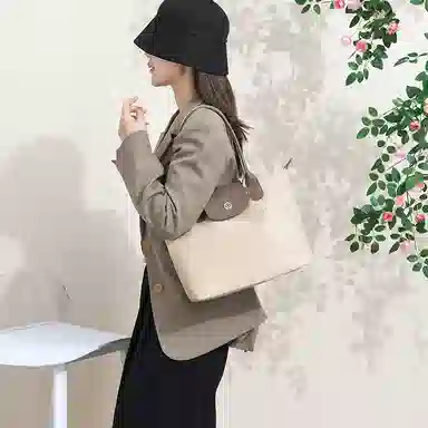 捷朗仕 时尚简约 尼龙布 单肩包 中号 女款 多色