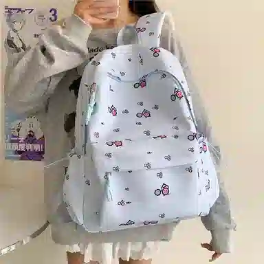 捷朗仕 可爱时尚轻便潮流 牛津布 双肩包 常规 女款 多色