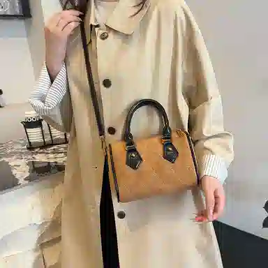 捷朗仕 百搭日常通勤 麂皮绒 手提包 常规 女款 多色