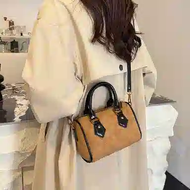 捷朗仕 百搭日常通勤 麂皮绒 手提包 常规 女款 多色