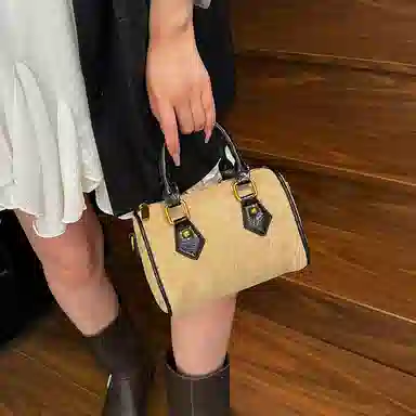 捷朗仕 百搭日常通勤 麂皮绒 手提包 常规 女款 多色