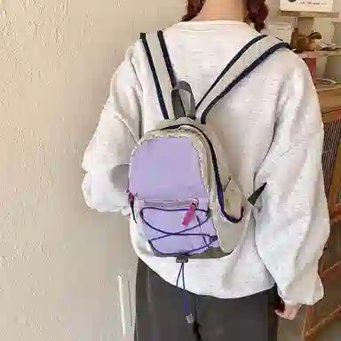 捷朗仕 休闲大容量轻便 尼龙 双肩包 常规 女款