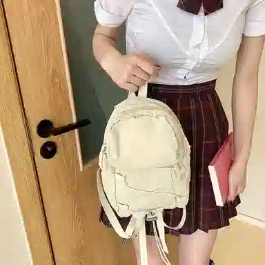 捷朗仕 休闲大容量轻便 尼龙 双肩包 常规 女款