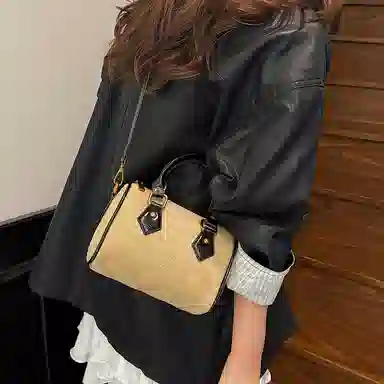 捷朗仕 百搭日常通勤 麂皮绒 手提包 常规 女款 多色