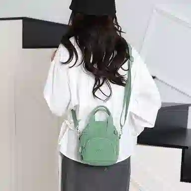 捷朗仕 设计感时尚通勤 尼龙 单肩手提包 小号 女款 多色