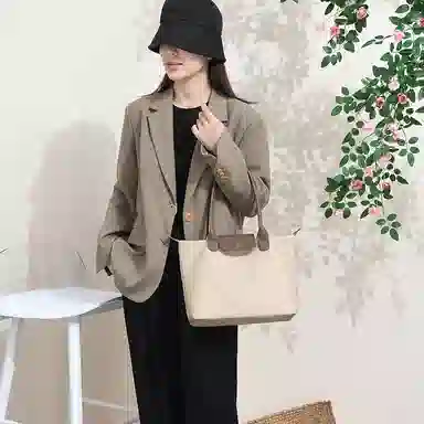 捷朗仕 时尚简约 尼龙布 单肩包 中号 女款 多色