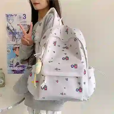 捷朗仕 可爱时尚轻便潮流 牛津布 双肩包 常规 女款 多色