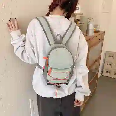 捷朗仕 休闲大容量轻便 尼龙 双肩包 常规 女款