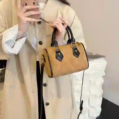 捷朗仕 百搭日常通勤 麂皮绒 手提包 常规 女款 多色