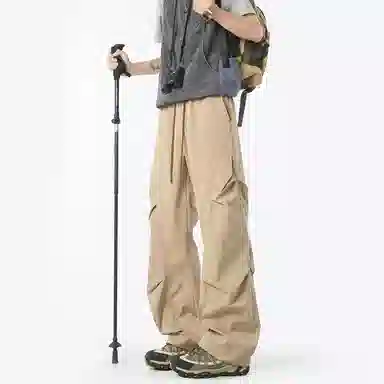 悍戈 美式高街潮流工装长裤 薄款速干藏肉显瘦休闲裤 男女同款