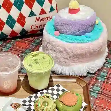 艾情草之恋 可爱翻转蛋糕帽 陪伴治愈 玩偶周边