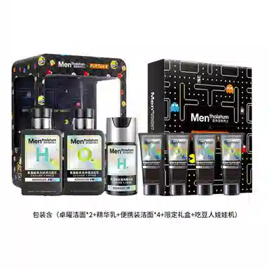 曼秀雷敦吃豆人 卓曜组合男士护肤套装 深层清洁修护