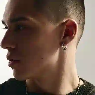 IDEAGEMER Skull Earrings