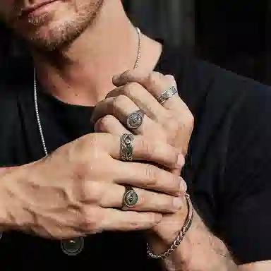 IDEAGEMER Eye of God Ring