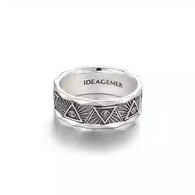 IDEAGEMER Eye of God Ring