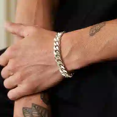 IDEAGEMER Thickened Cuban Bracelet