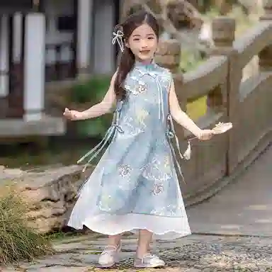 米囹汉服 儿童夏季古风 中小童