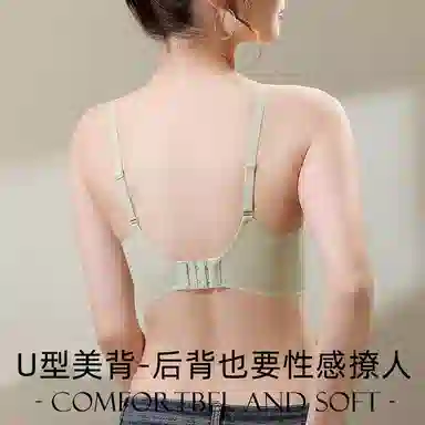 顶瓜瓜 透气小胸聚拢薄款夏季无钢圈胸罩无痕防下垂内衣文胸 女款