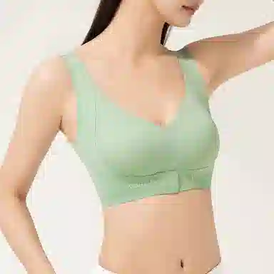 顶瓜瓜 前扣提拉上托小胸聚拢薄款无钢圈胸罩防下垂内衣文胸 女款