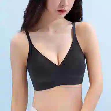 顶瓜瓜 夏季薄款小胸聚拢胸罩无痕无钢圈透气防下垂内衣文胸 女款