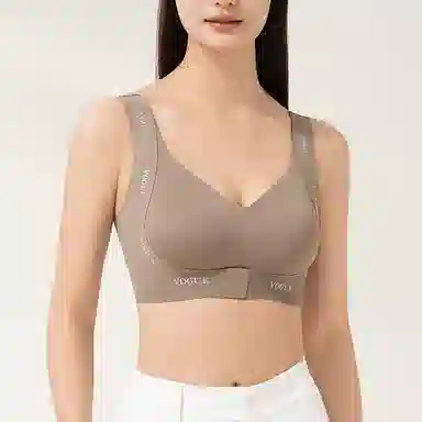 顶瓜瓜 前扣提拉上托小胸聚拢薄款无钢圈胸罩防下垂内衣文胸 女款