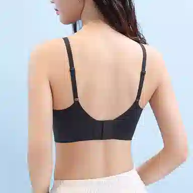 顶瓜瓜 夏季薄款小胸聚拢胸罩无痕无钢圈透气防下垂内衣文胸 女款