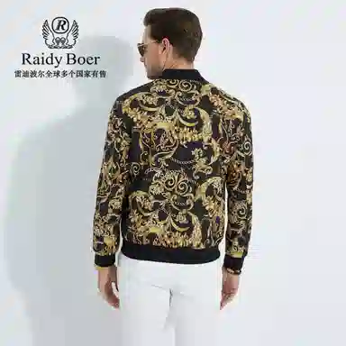 Raidy Boer Classic Jacket Black Floral