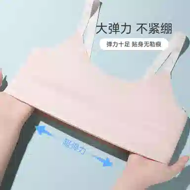 欧迪芬 冰丝轻薄透气柔软青春期发育期运动舒适背心式文胸 女款