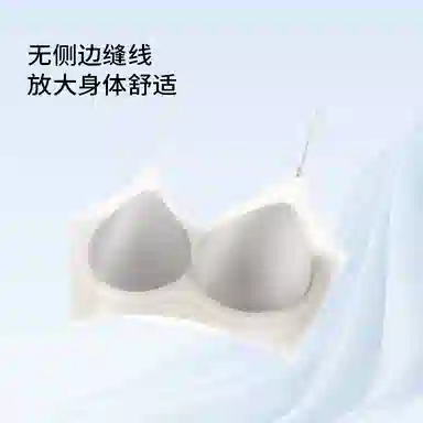 欧迪芬 冰丝轻薄透气不闷热亲肤上托聚拢放下垂收副乳文胸 女款