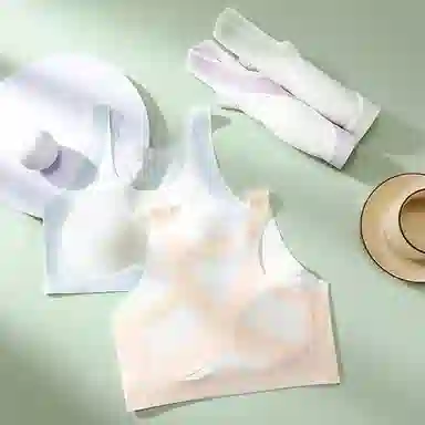 欧迪芬 亲肤发育期无痕透气运动美背文胸 女款