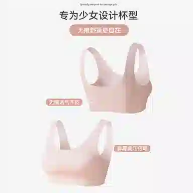 欧迪芬 冰丝轻薄透气柔软亲肤青少年发育内衣宽肩带弹力大无痕清凉感夏季文胸 女款