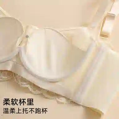 欧迪芬 小胸显大聚拢上托收副乳防下垂透气亲肤文胸 女款