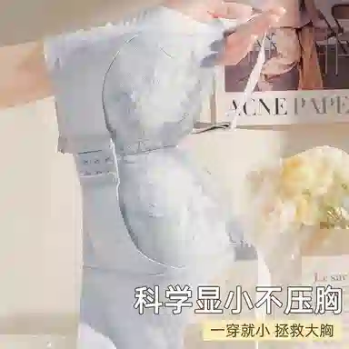 欧迪芬 前扣承托大胸显小侧收美背轻薄透气蕾丝文胸 女款