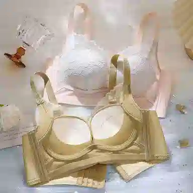 欧迪芬 小胸聚拢显大调整型无钢圈收副乳防下垂舒适文胸 女款