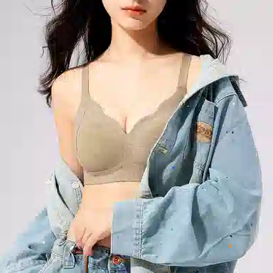 欧迪芬 舒适聚拢无痕提拉裸感软支撑防外扩文胸 女款